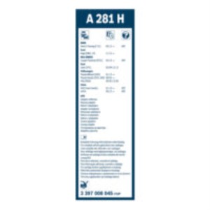 ΥΑΛ/ΡΑΣ BOSCH TWIN REAR 28cm (A281H)