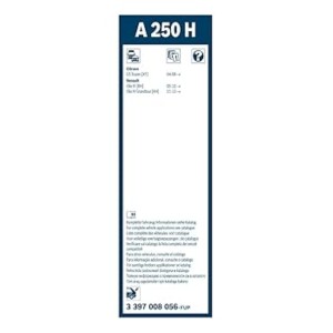ΥΑΛ/ΡΑΣ BOSCH TWIN REAR 25cm (A250H)