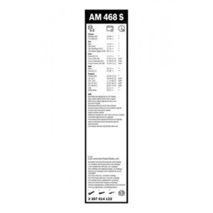 ΥΑΛ/ΡΑΣ BOSCH AEROTWIN 65cm/40cm(AM468S)