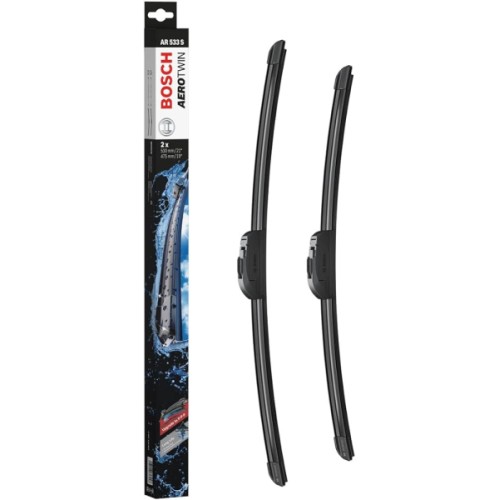 ΥΑΛ/ΡΑΣ BOSCH AEROTWIN 53cm/48cm(AR533S)