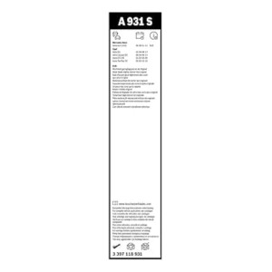 ΥΑΛ/ΡΑΣ BOSCH AEROTWIN 55cm/45cm (A931S)
