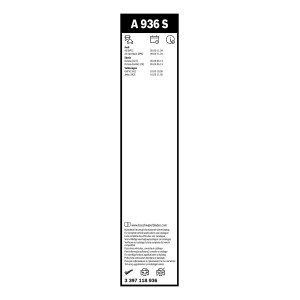 ΥΑΛ/ΡΑΣ BOSCH AEROTWIN 60cm/47cm (A936S)