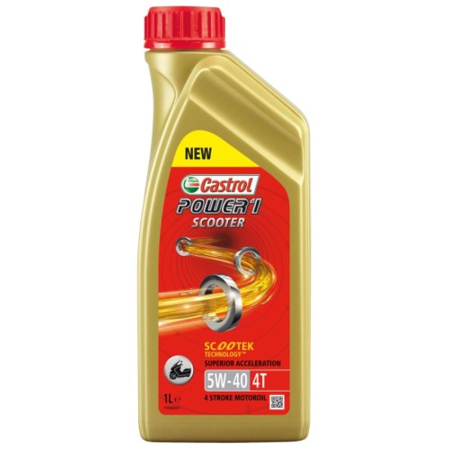 5W-40 POWER 1 SCOOTER 4T CASTROL 1L