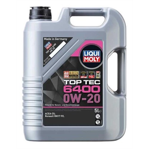 LIQUI MOLY 0W-20 TOP TEC 6400 5L