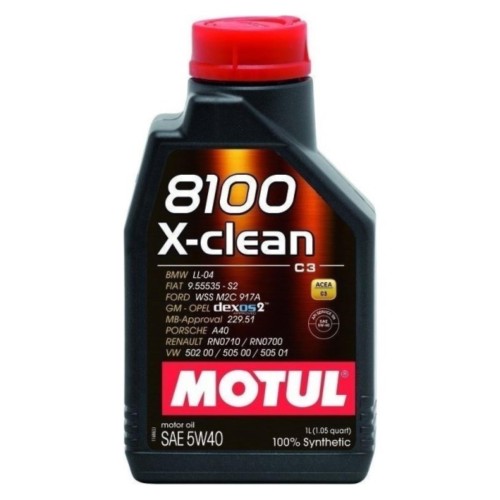 MOTUL 8100 X-CLEAN 5W-40 C3 1L