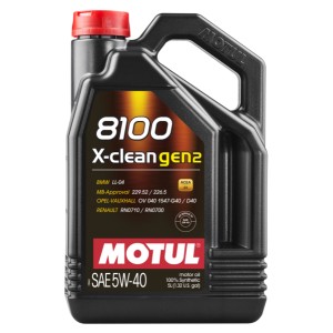 MOTUL 8100 X-CLEAN GEN2 5W-40 5L