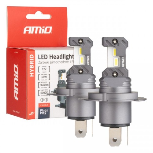 H4  ΛΑΜΠΕΣ LED 12V 60W 2 ΤΕΜ.