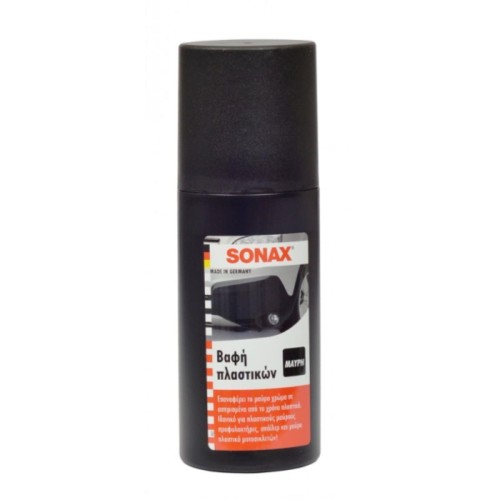 SONAX ΒΑΦΗ ΠΛΑΣΤΙΚΩΝ ΜΑΥΡΟ 100ML