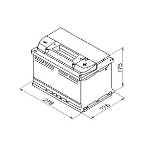 ΜΠΑΤΑΡΙΑ BOSCH 72Ah 680A S4007