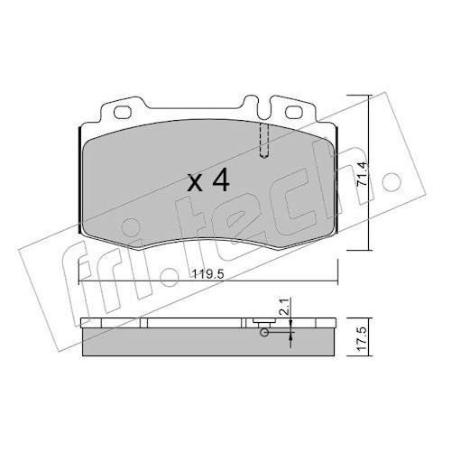 ΣΕΤ ΤΑΚΑΚΙΑ FRITECH 579.0