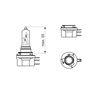 ΛΑΜΠΕΣ H15 12V 55W BOSCH