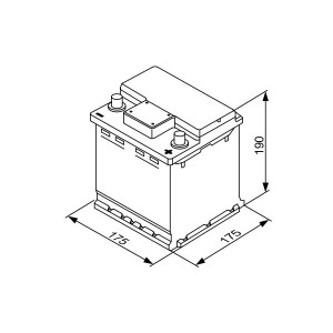 ΜΠΑΤΑΡΙΑ 44Ah BOSCH 420CCA ΔΕΞΙΑ