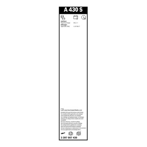 ΥΑΛ/ΡΑΣ BOSCH AEROTWIN 65cm/53cm (A430S)