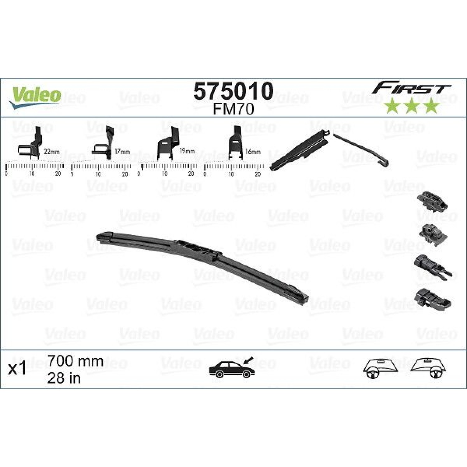 ΥΑΛΟΚΑΘΑΡΙΣΤΗΡΑΣ FM70 VALEO