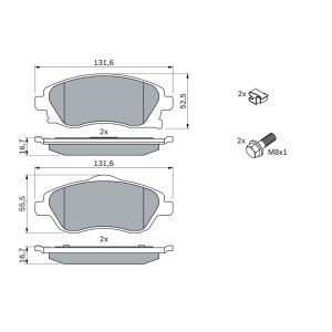 0986424527 - ΣΕΤ ΤΑΚΑΚ. ΕΜ.OPEL CORSA C