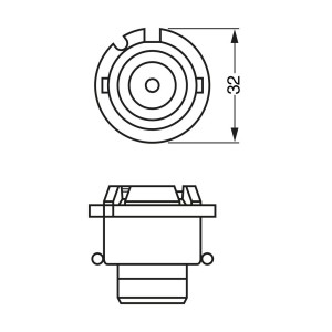 ΛΑΜΠΑ XENON D2S BOSCH 35W D2S P32D2