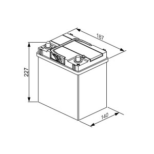 ΜΠΑΤΑΡΙΑ BOSCH 40ΑΗ 330A