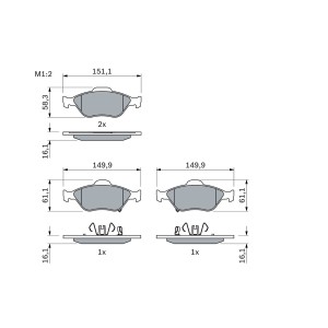 0986494101 - ΤΑΚ.ΕΜΠ.YARIS 1,3VVTI 06-