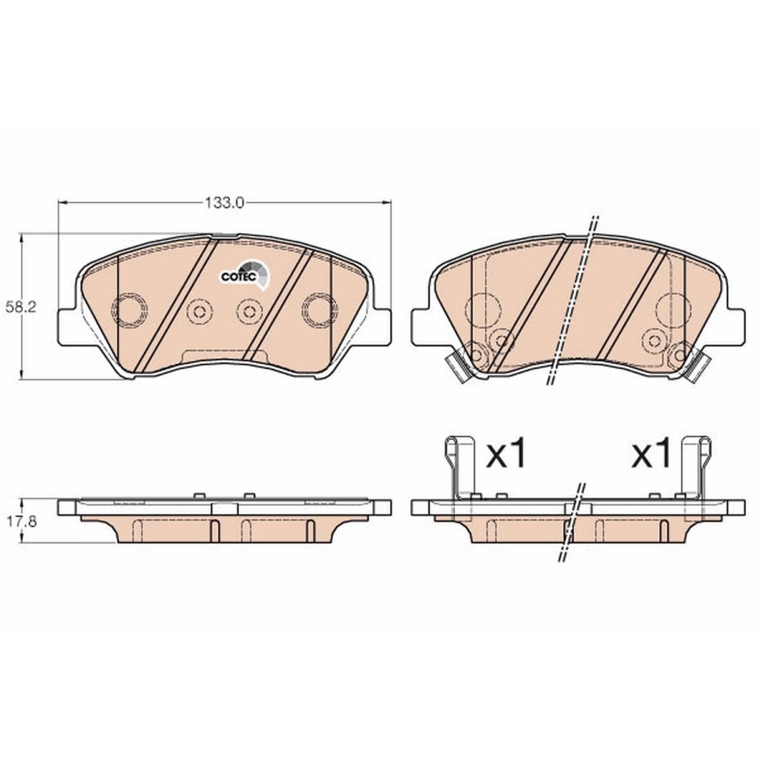 ΤΑΚΑΚΙΑ ΕΜΠΡΟΣ VECTOR VP3548