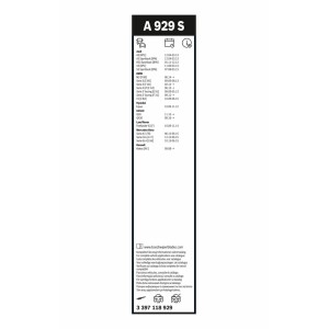 ΥΑΛ/ΡΑΣ BOSCH AEROTWIN 60cm/48cm (A929S)