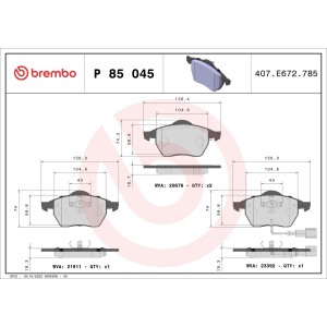 ΣΕΤ ΤΑΚΑΚΙΑ ΕΜΠΡΟΣ BREMBO
