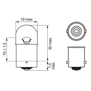 ΛΑΜΠΑ R5W 12V 5W