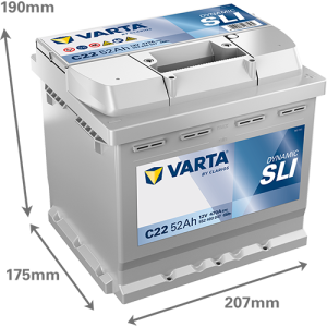 MΠΑΤΑΡΙΑ 52Ah VARTA 470CCA C22