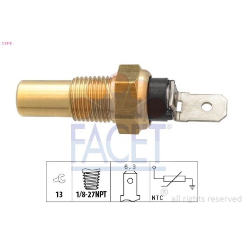 7.3115 ΑΙΣΘ.ΘΕΡΜΟΚΡ.MAZDA B L200 L300