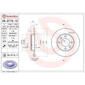ΣΕΤ ΔΙΣΚΟΠΛΑΚΕΣ ΠΙΣΩ  BREMBO