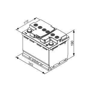 ΜΠΑΤΑΡΙΑ AGM 60Ah BOSCH 680CCA S5A05