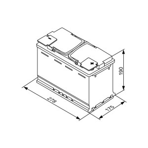 ΜΠΑΤΑΡΙΑ AGM 70Ah BOSCH 760CCA