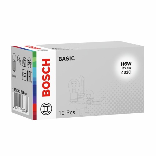 1987302809 ECO 12V H6W BOSCH ΛΑΜΠΤΗΡΑΣ