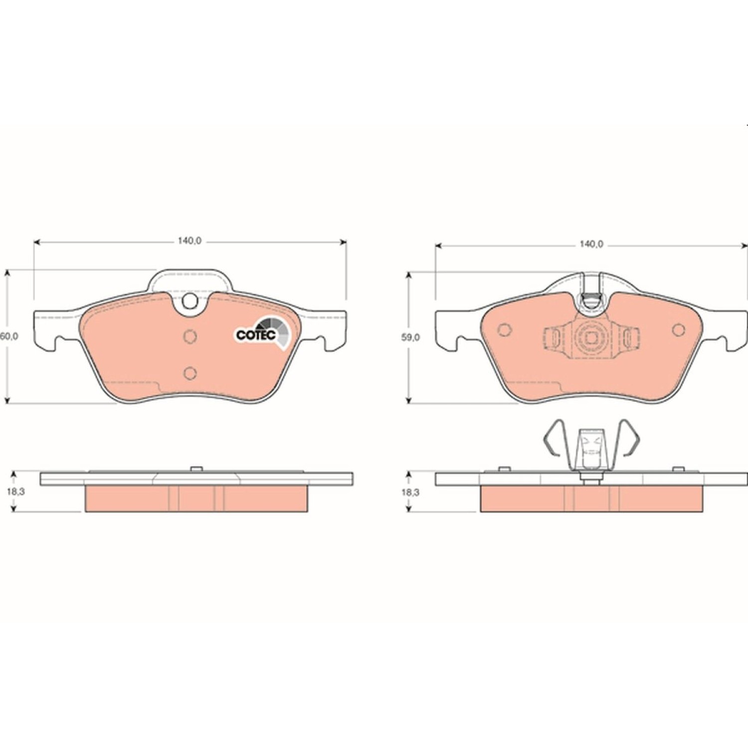 ΤΑΚΑΚΙΑ ΕΜΠΡΟΣ VECTOR MINI COOPER
