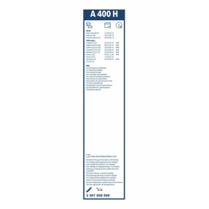 ΥΑΛ/ΡΑΣ BOSCH TWIN REAR 40cm (A400H)