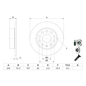 0986479099 - ΔΙΣΚΟΙ ΦΡ.ΟΠ.A3/GOLF V 1.4