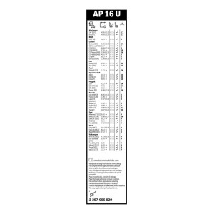ΥΑΛ/ΡΑΣ BOSCH AEROTWIN 40cm (AP16U)