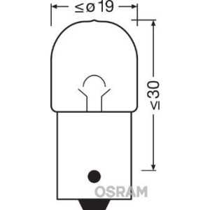 ΛΑΜΠΑ ΠΟΡΤΟΚΑΛΙ RY10W/12/BAU15S OSRAM
