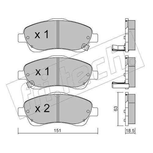 ΣΕΤ ΤΑΚΑΚΙΑ ΕΜΠΡΟΣ TOYOTA T25