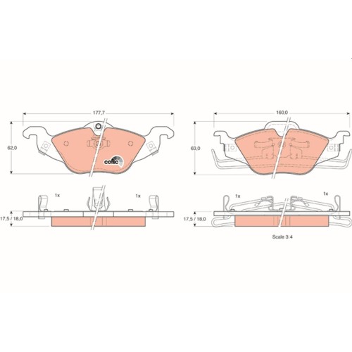 ΤΑΚΑΚΙΑ ΕΜΠΡΟΣ VECTOR OPEL