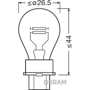 ΛΑΜΠΑ ORIGINAL LINE 12V P27/7W OSRAM