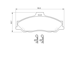 0986424720 - ΣΕΤ ΤΑΚ.ΕΜΠ. FORD RANGER 99