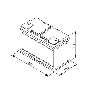 ΜΠΑΤΑΡΙΑ AGM 95Ah BOSCH 850CCA S5A13