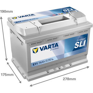 ΜΠΑΤΑΡΙΑ 74Ah VARTA 680CCA E11