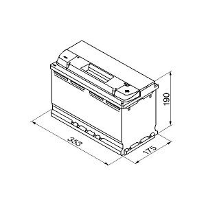 ΜΠΑΤΑΡΙA 100Ah BOSCH 830CCA S5013