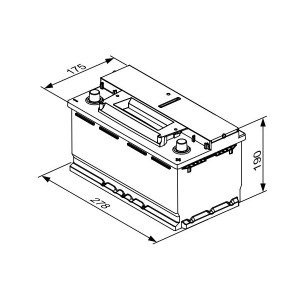 ΜΠΑΤΑΡΙΑ EFB 70Ah BOSCH 760CCA S4E08