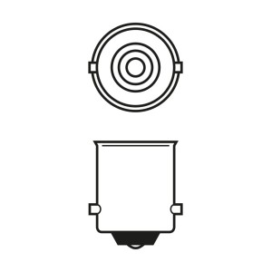 ΛΑΜΠΑ ΦΟΥΝΤΟΥΚΙ 24V 5W R5W BA15S BOSCH