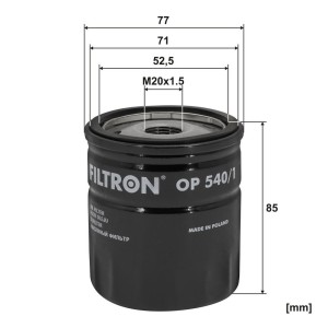 ΦΙΛΤΡΟ ΛΑΔΙΟΥ FILTRON F-546