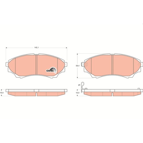 ΣΕΤ ΤΑΚΑΚΙΑ ΕΜΠΡΟΣ GAP