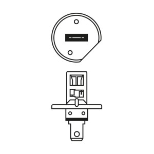 ΛΑΜΠΑ 12V H1 55W BOSCH