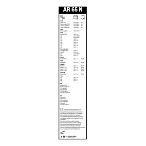 3397008844 ΥΑΛ/ΡΑΣ  AEROTWIN TRUCK 65(AR